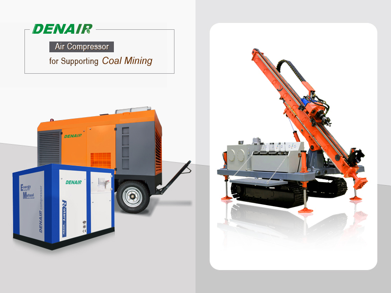 Air Compressor for Supporting Coal Mining