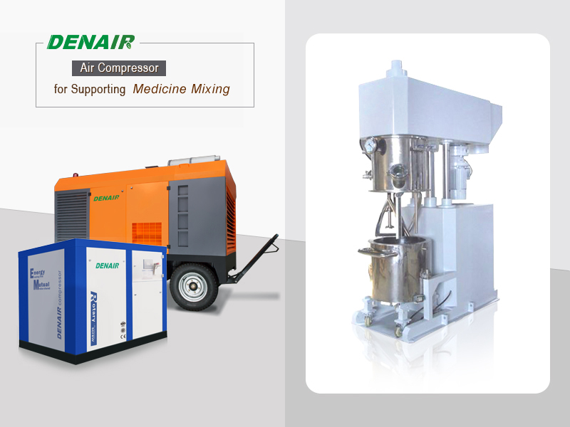 Air Compressor for Supporting Medicine Mixing