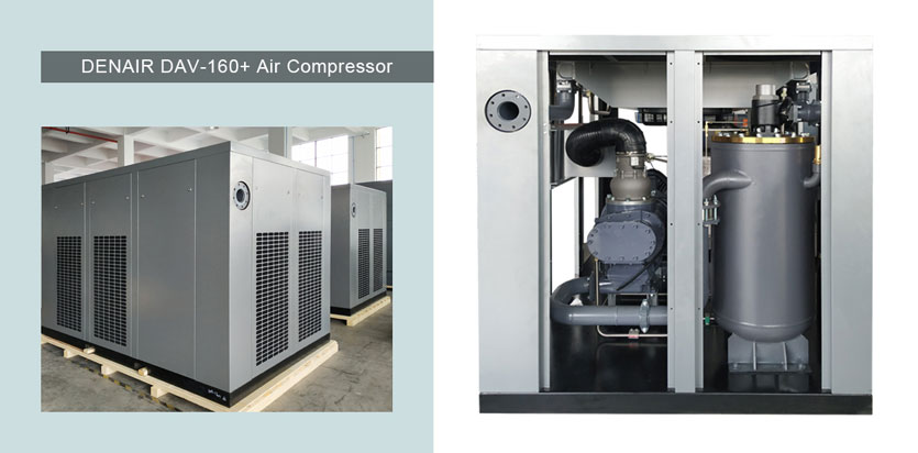 DENAIR DVA-160+ Hige Screw Air Compressor for factory use