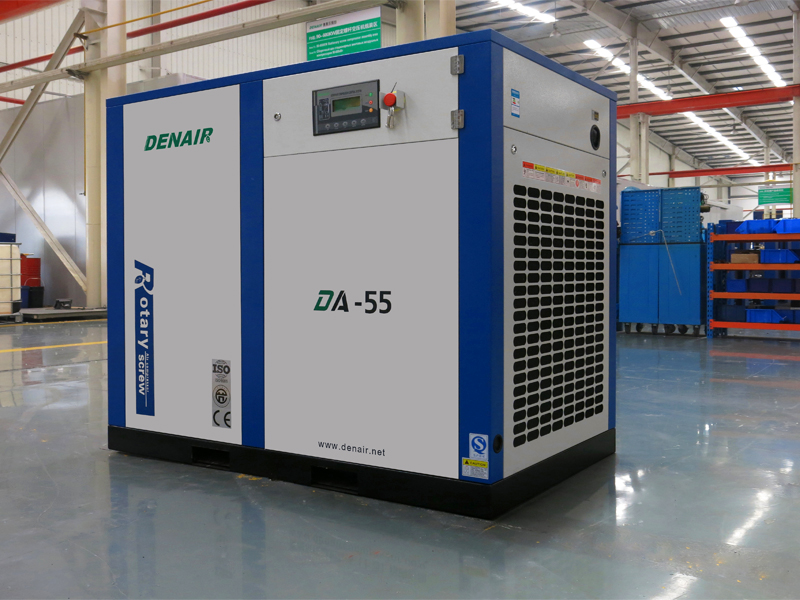 dry oil free screw air compressor technology