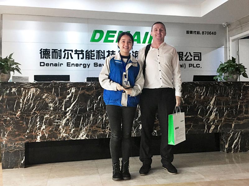 DENAIR air compressor factory,Ireland customer visit DENAIR