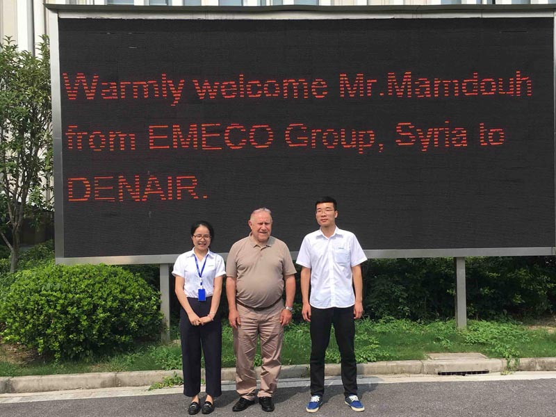 Syria Customer Visited DENAIR Factory