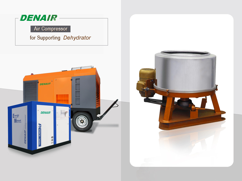 Air Compressor for Supporting Dehydrator