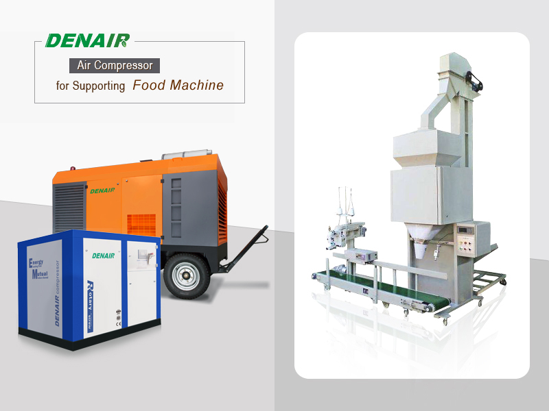 Air Compressor for Supporting Food Machine