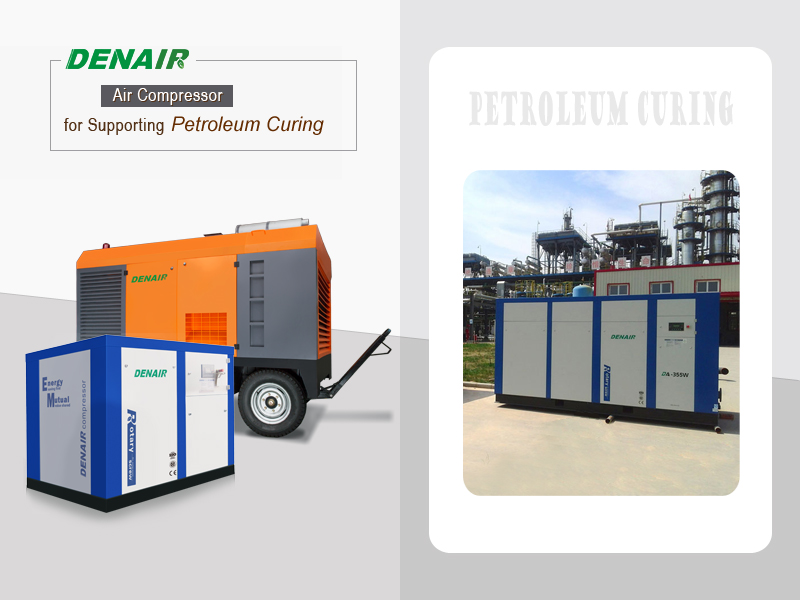 Air Compressor for Supporting Petroleum Curing