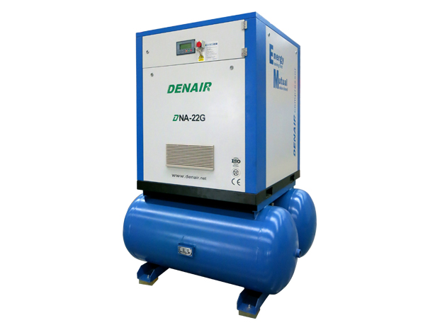 Tank-mounted Screw Air Compressor
