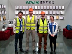 Spain customer visit at DENAIR 