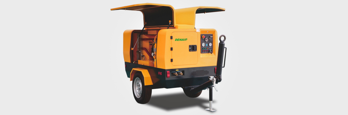 Ultra-efficient Double-stage Diesel Portable Air Compressor