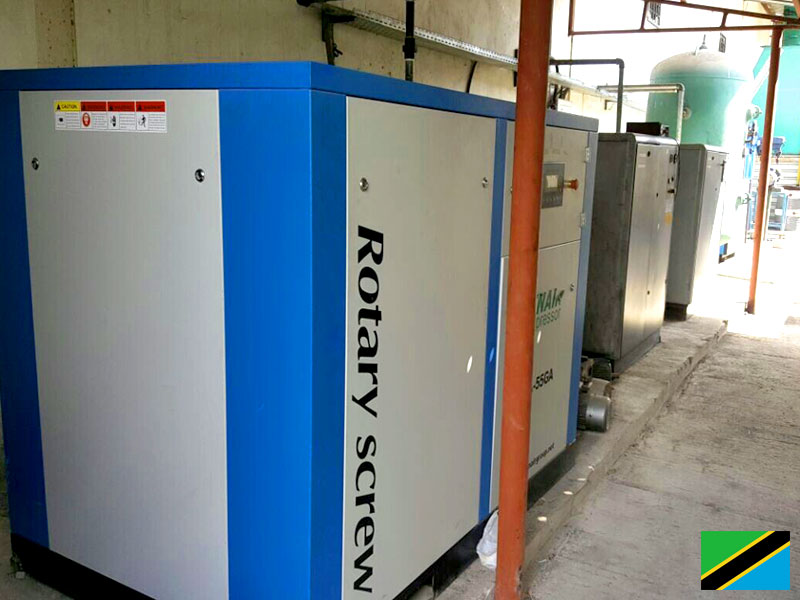 DENAIR 75HP Air Compressor System in Tanzania