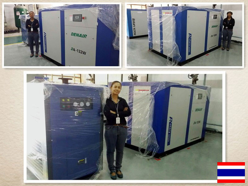 DENAIR Air Compressor for Glass Industry in Thailand