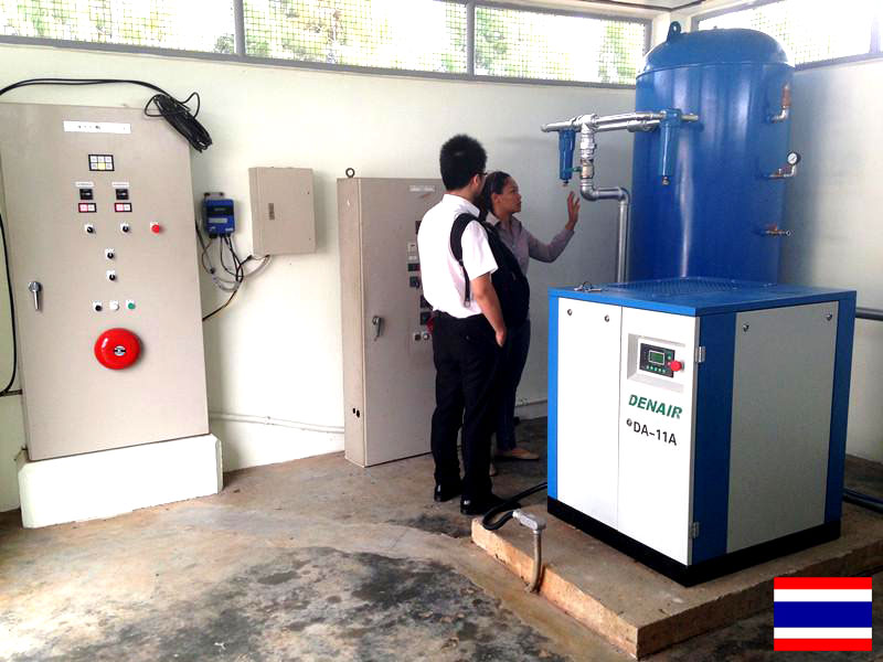 DENAIR Air Compressor for Water Treatment in Thailand
