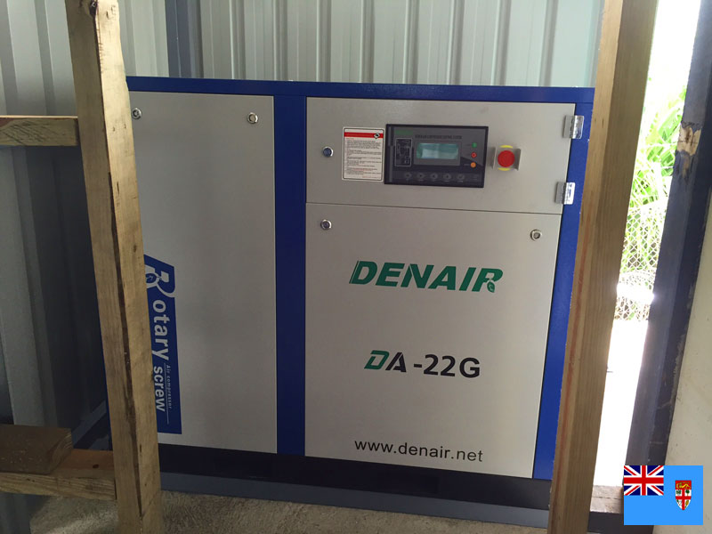 DENAIR Air Compressor is working in Fiji