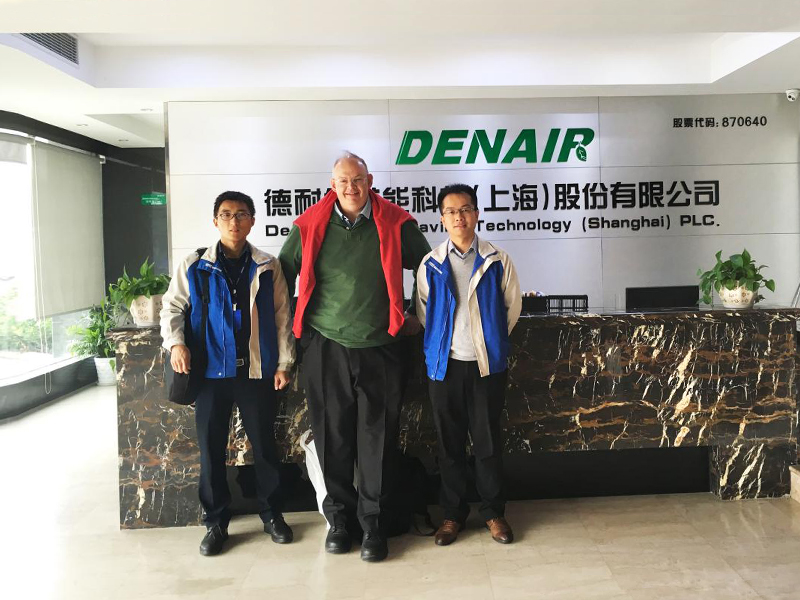 Australia customer visited DENAIR factory