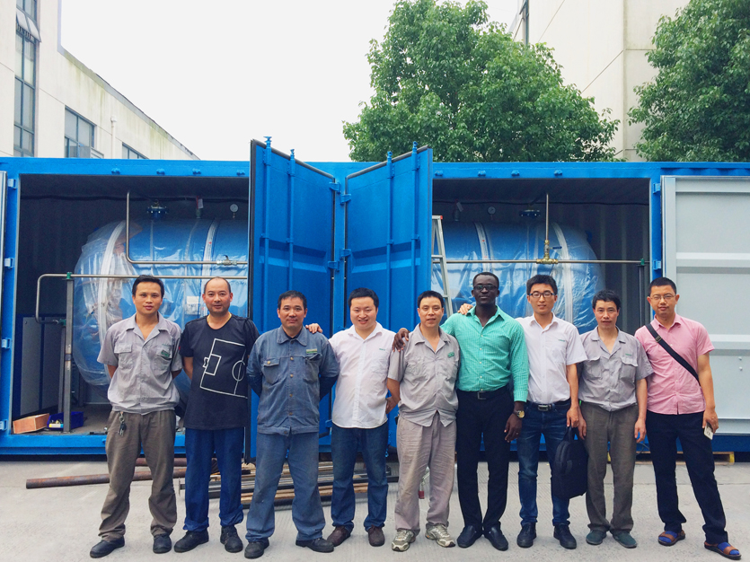 DENAIR container type explosion-proof screw air compressor system