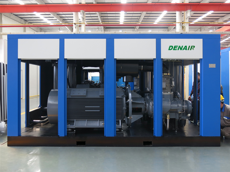 DENAIR two-stage compression screw air compressor