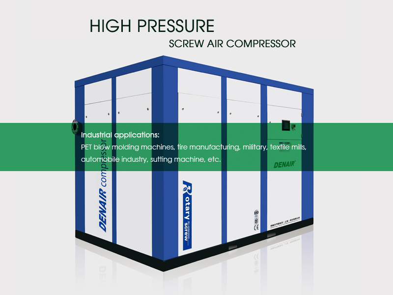 DENAIR high pressure screw air compressor