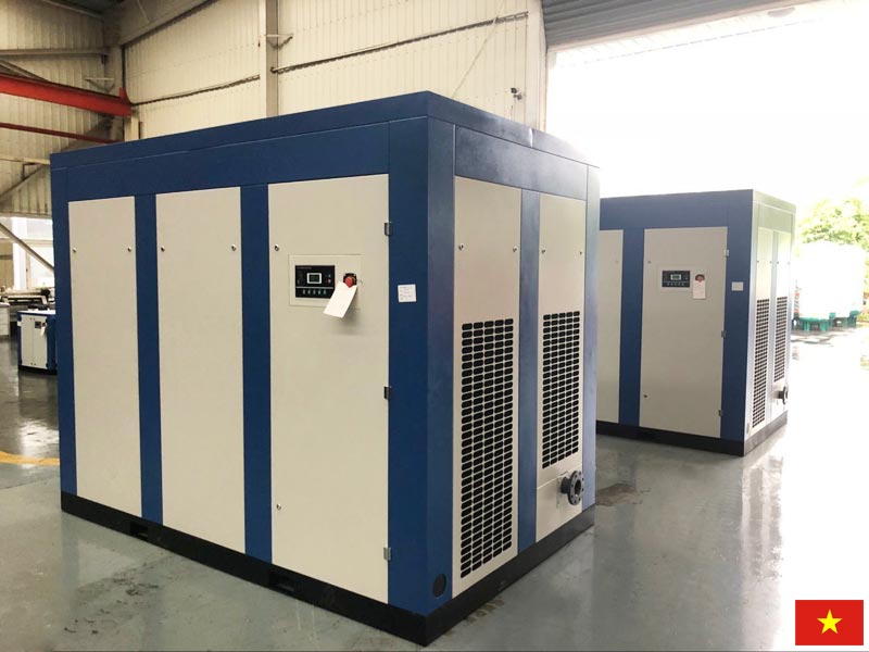 DENAIR Oil Injected Rotary Screw Air Compressor DA-160  for The New Plant In Vietnam