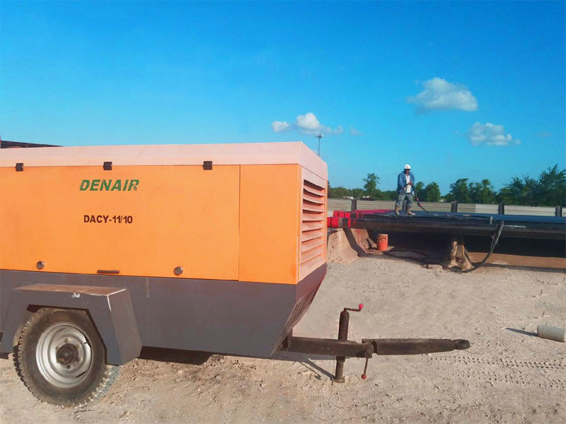 Portable Air Compressor for Pipeline Service in USA