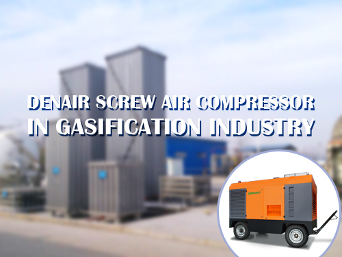 Portable air compressor in gasification industry