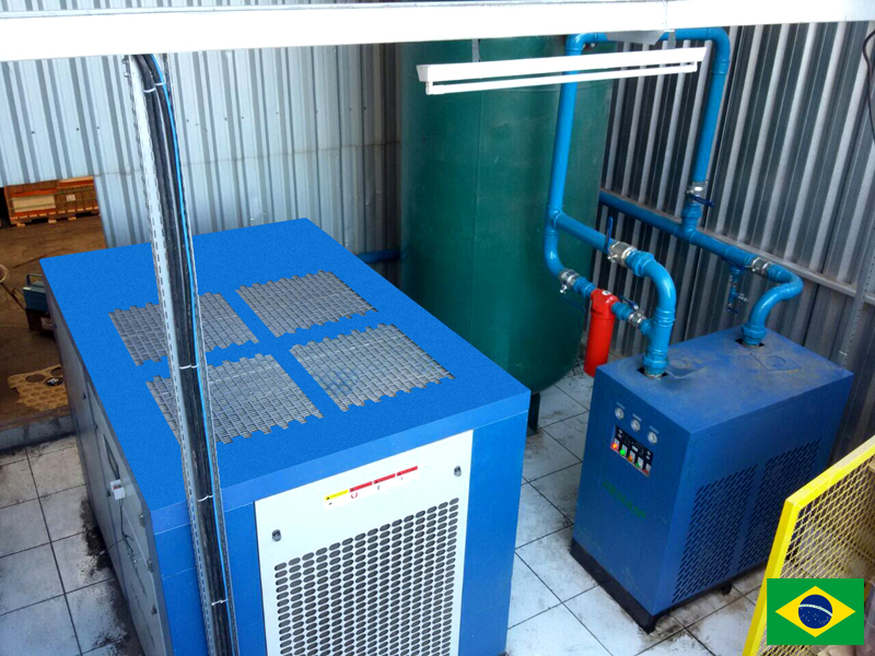 DENAIR VSD Double Screw Air Compressor In Brazil