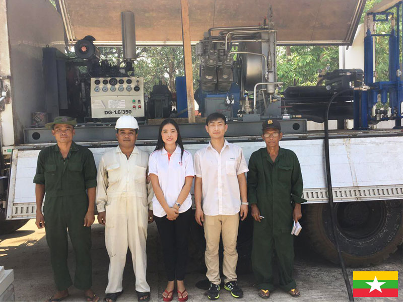 DENAIR High Pressure Air Compressor in Myanmar