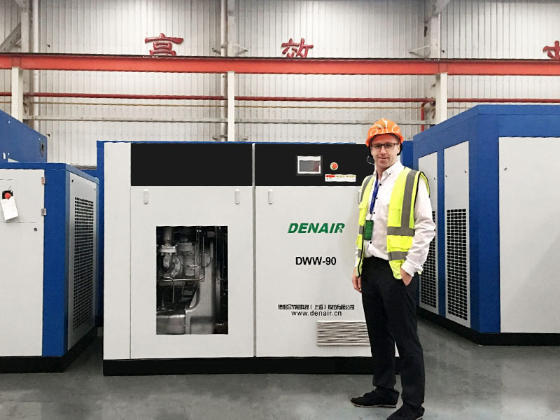Ireland customer visit DENAIR air compressor factory