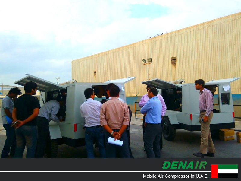 DENAIR Mobile Air Compressor in U.A.E