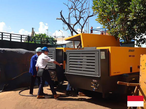 DENAIR Electric Portable Air Compressor in Indonesia