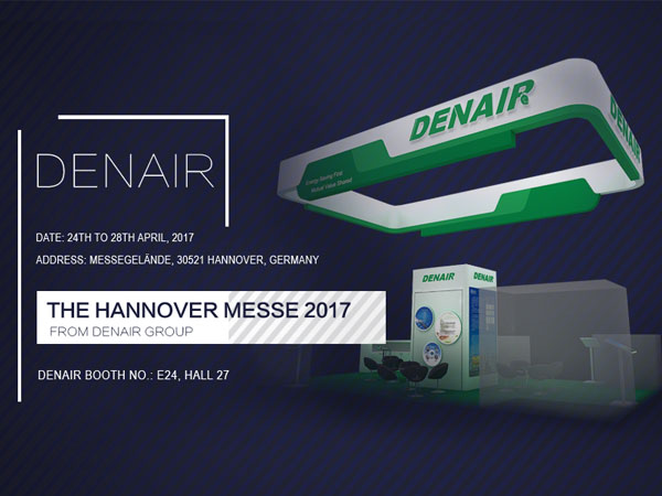 Invitation to attend the HANNOVER MESSE 2017 from DENAIR group