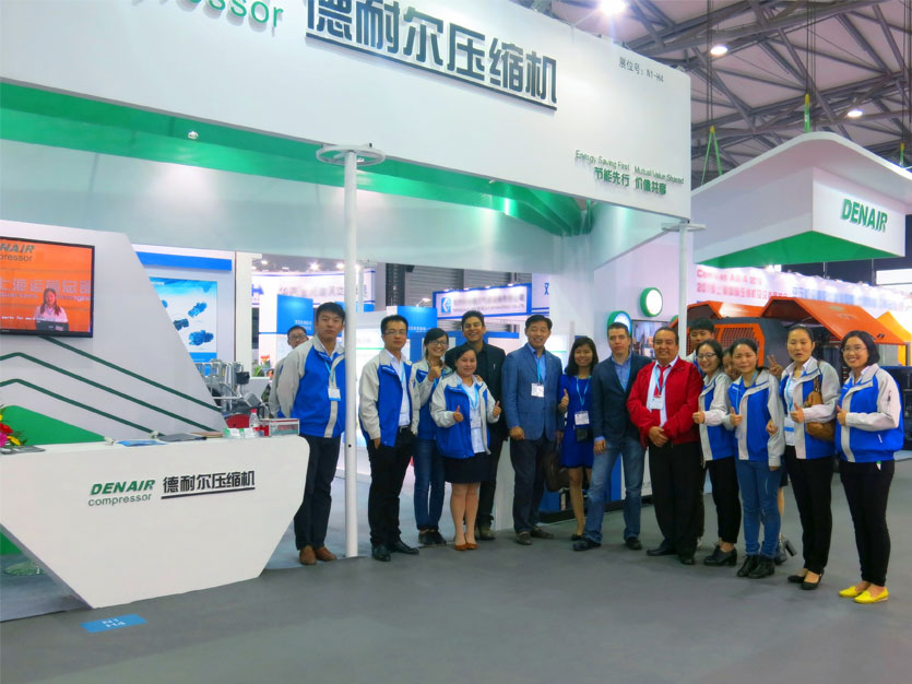 DENAIR air compressor show at the PTC ComVac ASIA 2015