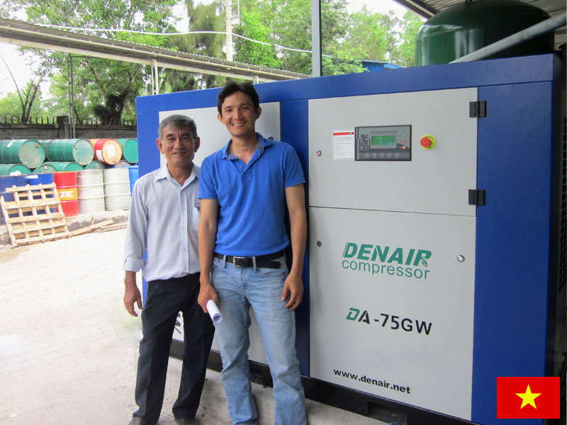 DENAIR Water Cooling Air Compressor in Vietnam
