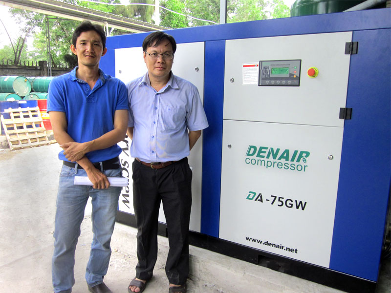 DENAIR Water Cooling Air Compressor in Vietnam